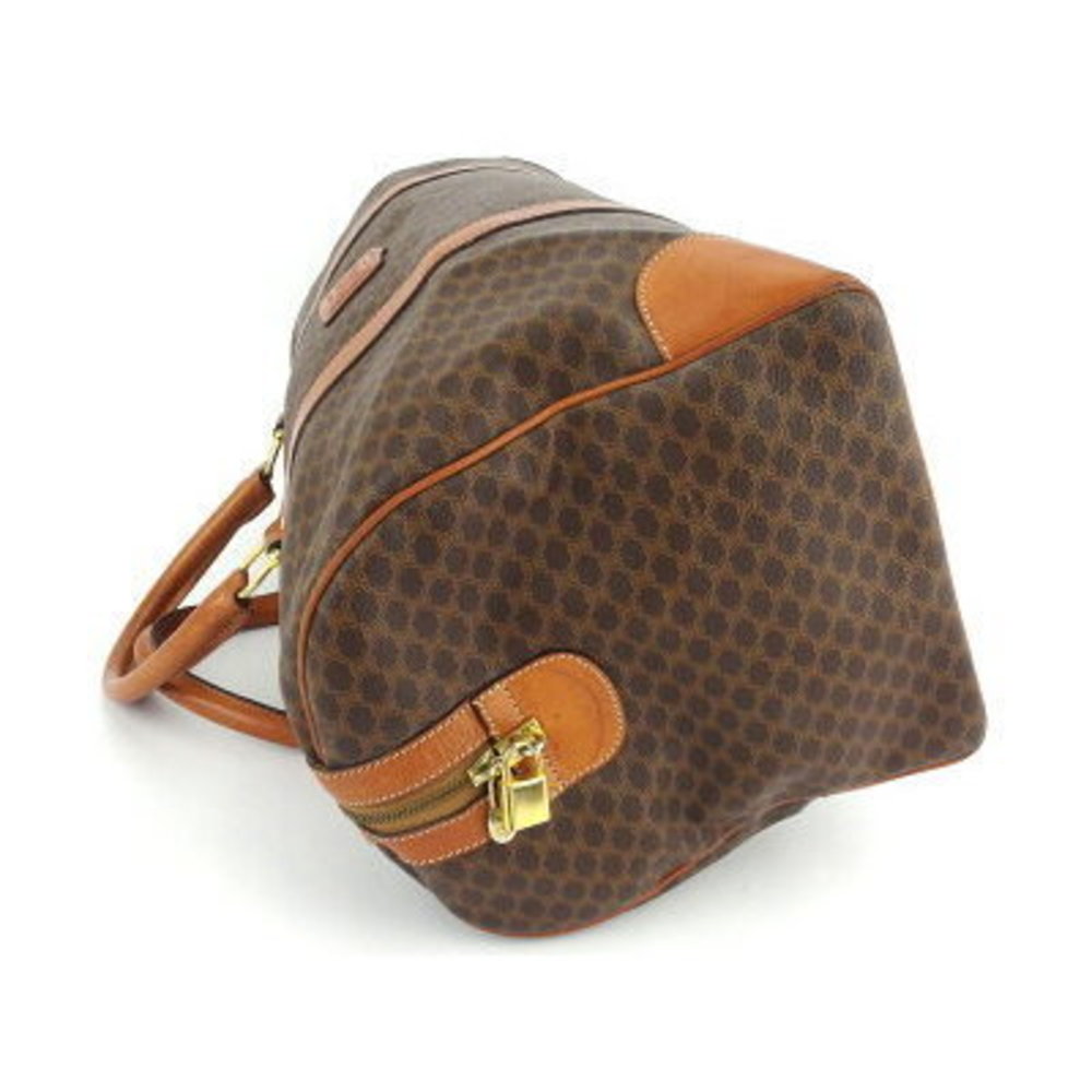 Celine Boston bag travel macadam brown beige leather - Picture 3 of 6